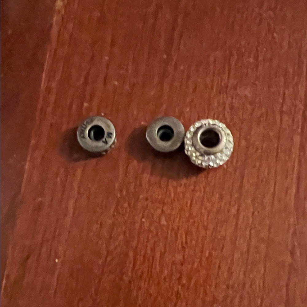 Pandora spacer charm Bead Set of 3